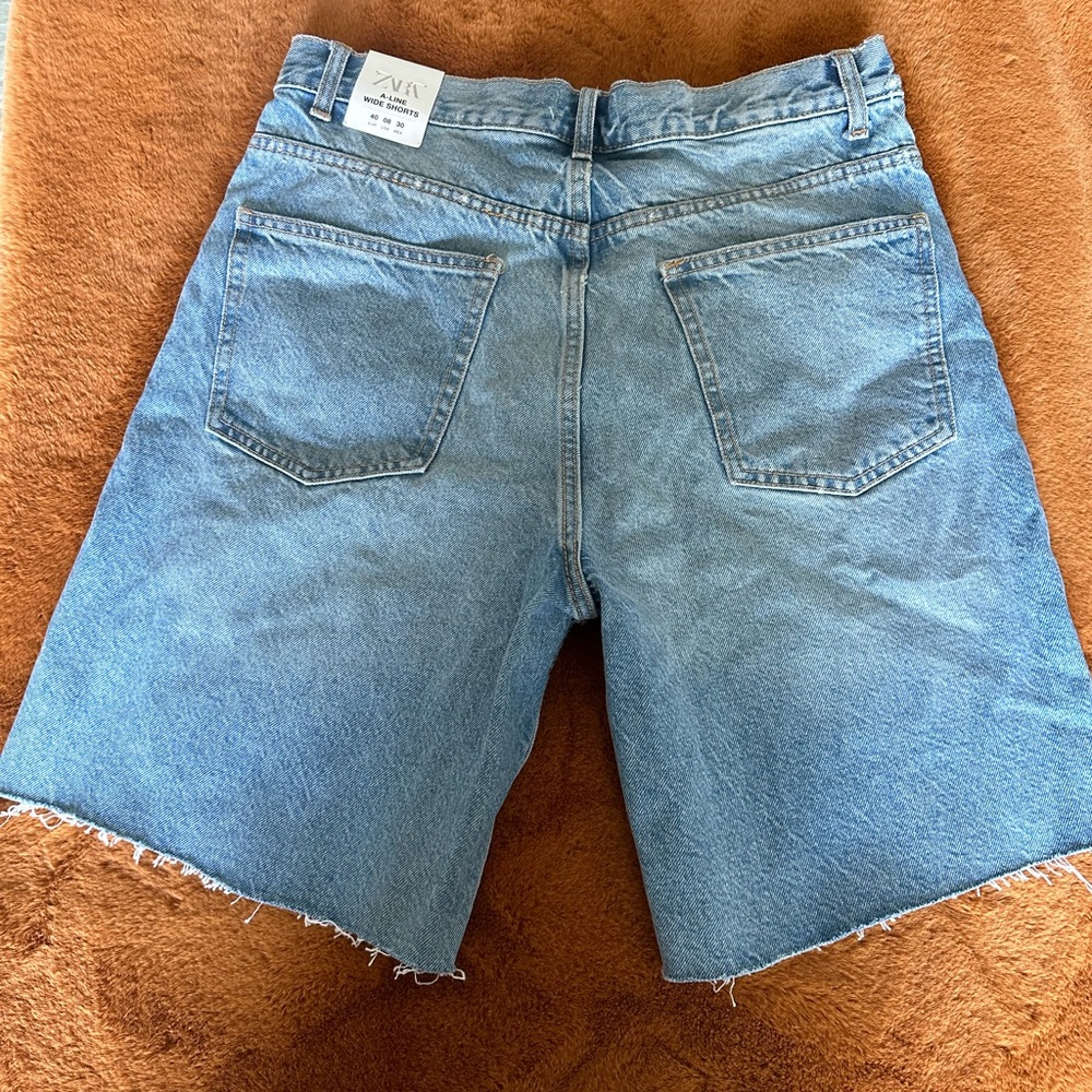 Zara A-Line Wide Shorts Size 8